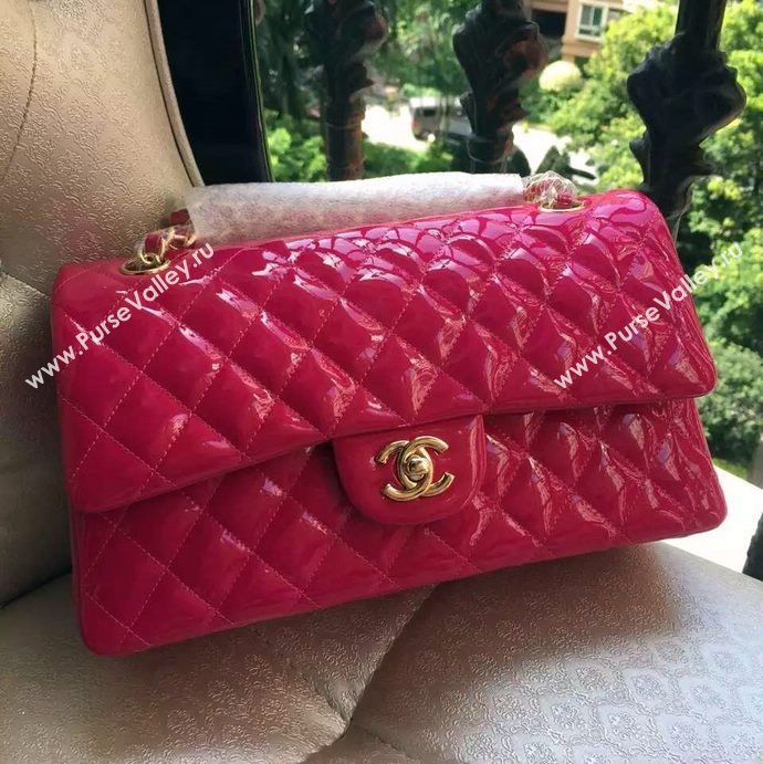 Chanel A1112 paint lambskin flap handbag red bag 5933