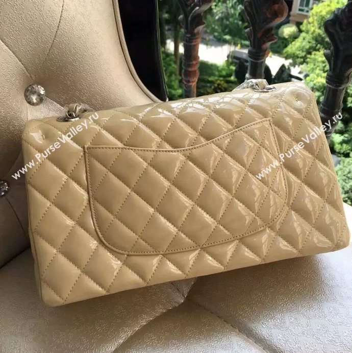 Chanel A1112 paint lambskin flap handbag apricot bag 5935