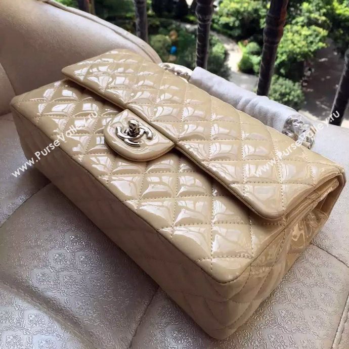 Chanel A1112 paint lambskin flap handbag apricot bag 5935