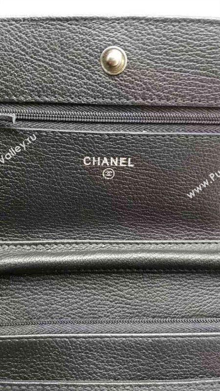 Chanel A33815 deerskin chain woc handbag black bag 6046