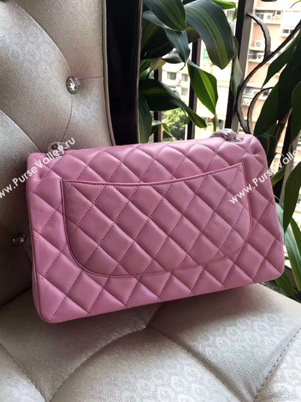 Chanel A1113 lambskin large classic pink flap bag 6063