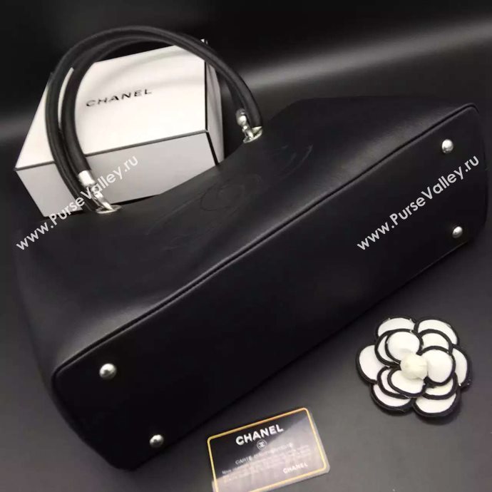 Chanel A88895 lambskin large tote handbag black bag 6097