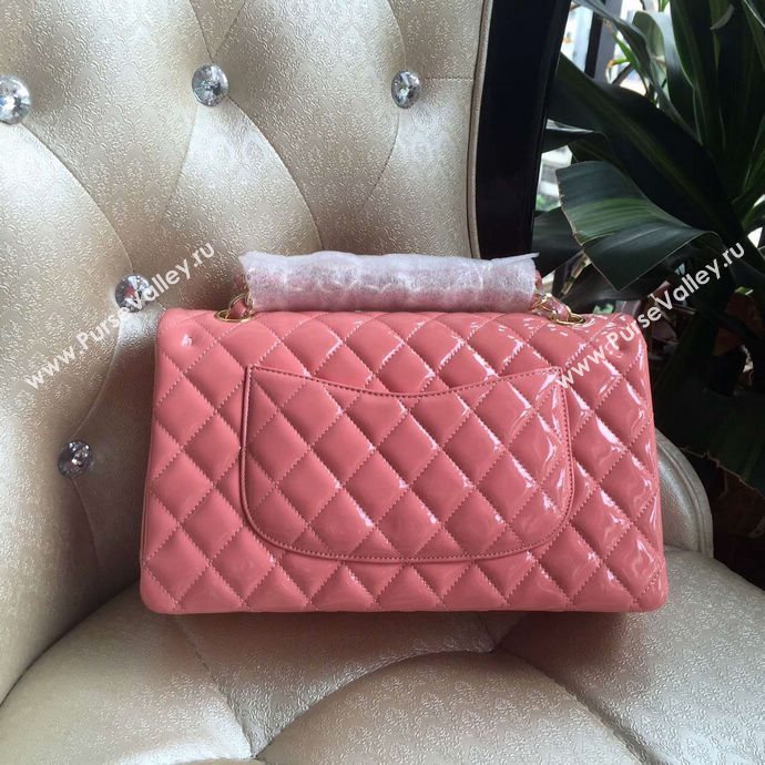 Chanel A1112 paint lambskin flap handbag pink bag 6003