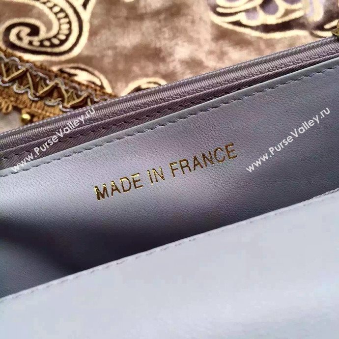 Chanel A33819 lambskin small woc handbag blue bag 6019