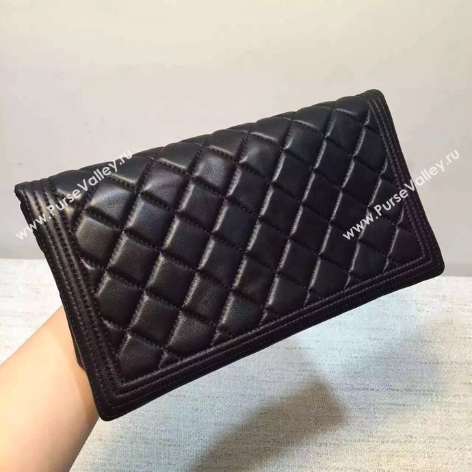 Chanel A67011 caviar large clutch handbag black bag 6028