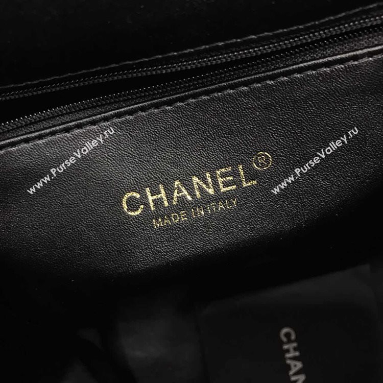 Chanel A93748 caviar lambskin backpack black bag 6149