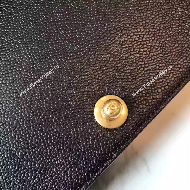 Chanel A67086 caviar lambskin le boy handbag black bag 6178