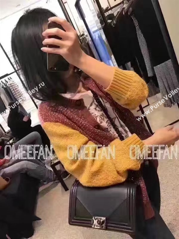 Chanel lambskin new le black boy bag 6187