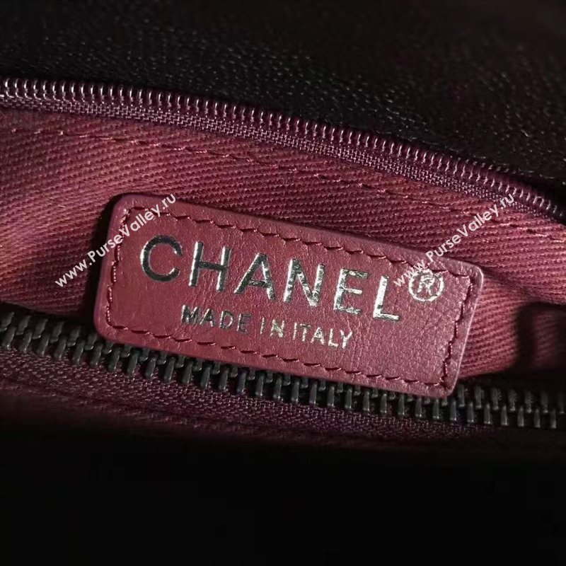 Chanel A92991 caviar lambskin tote handbag black bag 6196