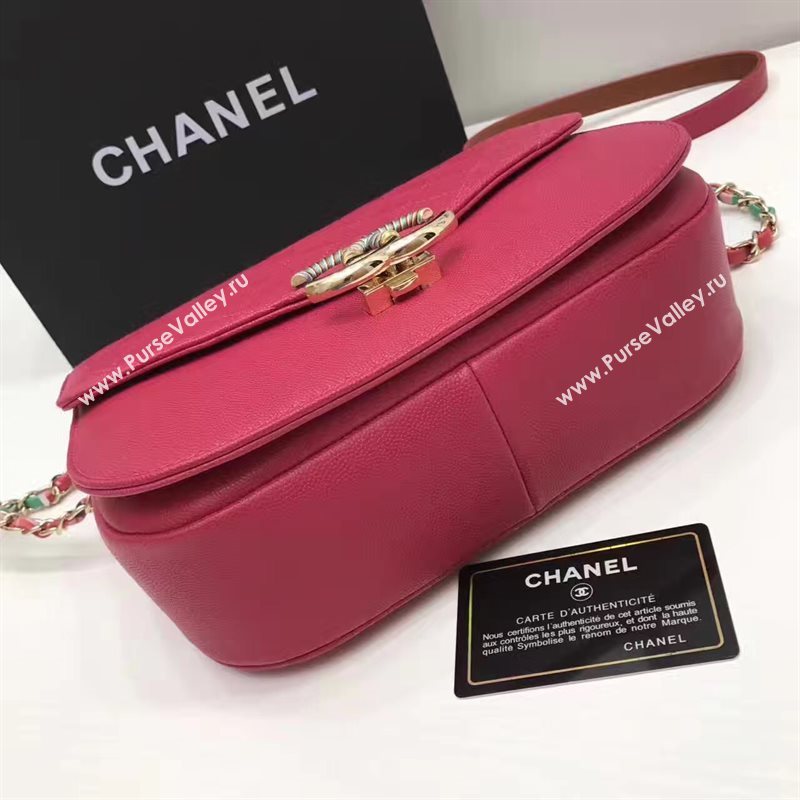 Chanel A93622 caviar lambskin red handbag tote bag 6199