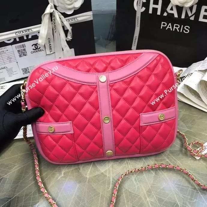 Chanel A91386 lambskin shoulder handbag red bag 6106