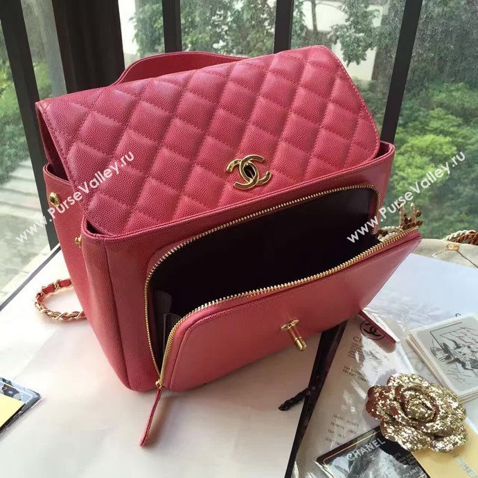 Chanel A79291 caviar lambskin shoulder pink tote bag 6109