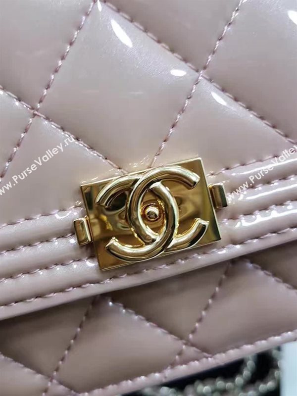 Chanel A80287 paint lambskin small apricot woc bag 6114