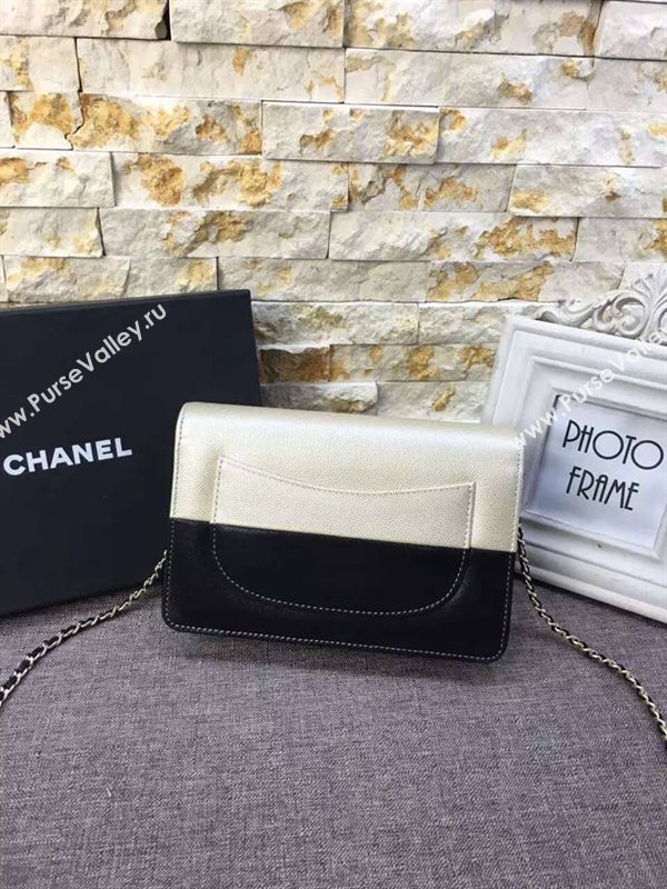 Chanel A31101 caviar lambskin woc handbag black bag 6130