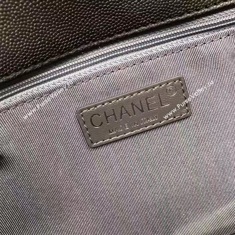 Chanel lambskin new flap black handbag shoulder bag 6244