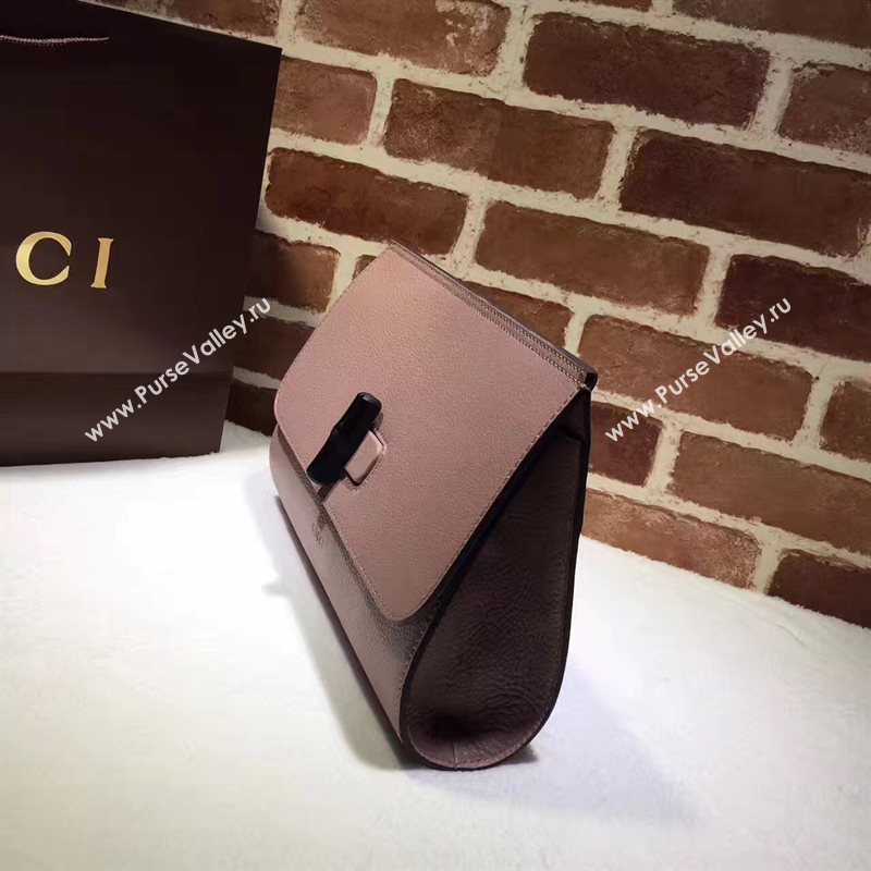 Gucci large Evening pink clutch bag 6248