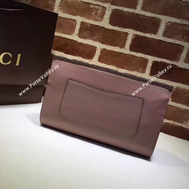 Gucci large Evening pink clutch bag 6248