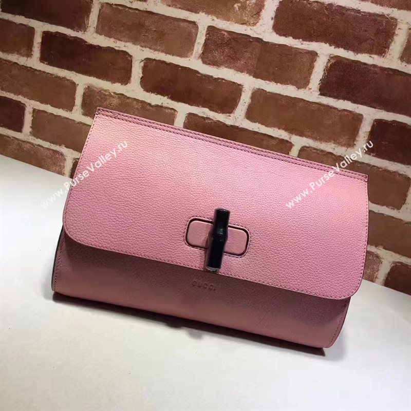 Gucci pink large clutch Evening bag 6249