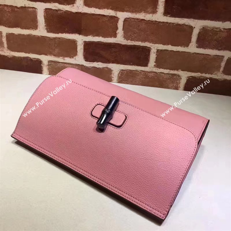 Gucci pink large clutch Evening bag 6249