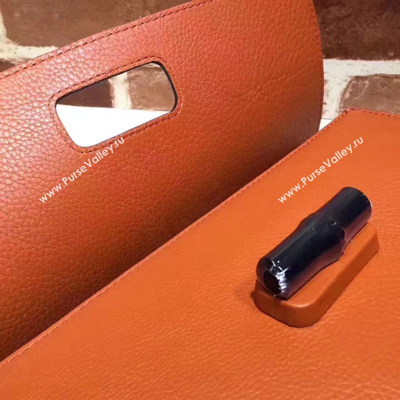 Gucci orange large clutch Evening bag 6250