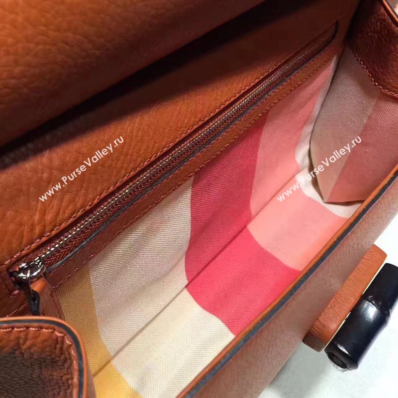 Gucci orange large clutch Evening bag 6250