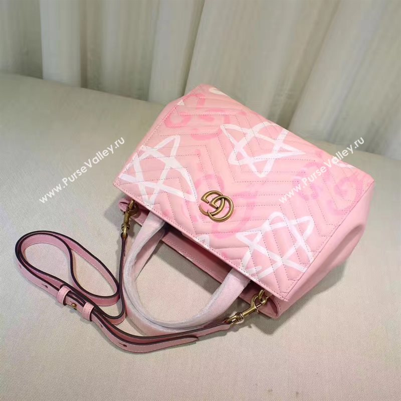 Gucci pink GG mini tote handbag shoulder bag 6252