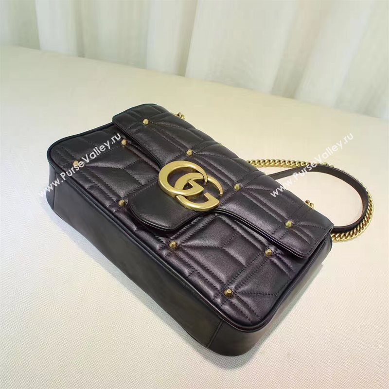 Gucci GG shoulder black handbag bag 6259