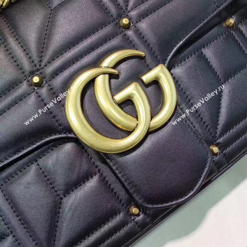 Gucci GG shoulder black handbag bag 6259