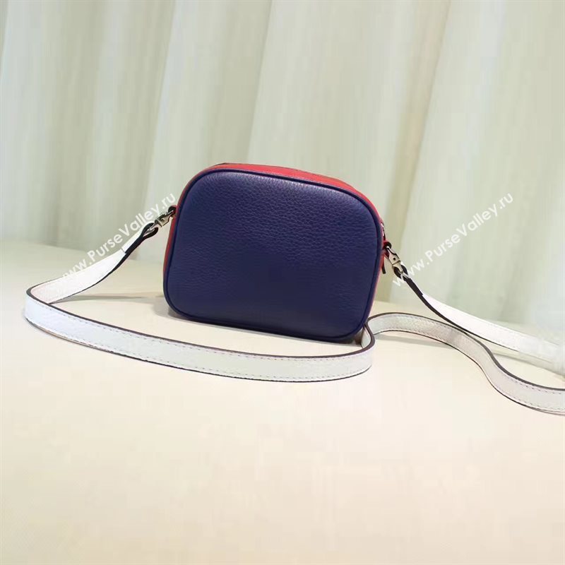 Gucci mini shoulder Crossbody handbag navy red v bag 6263