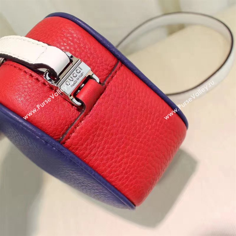 Gucci mini shoulder Crossbody handbag navy red v bag 6263