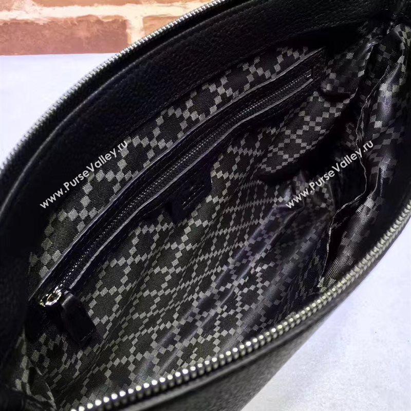 Gucci large GG soho black clutch bag 6266
