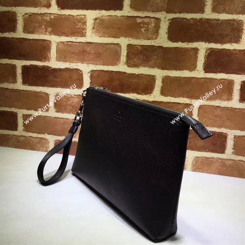 Gucci large GG soho black clutch bag 6266