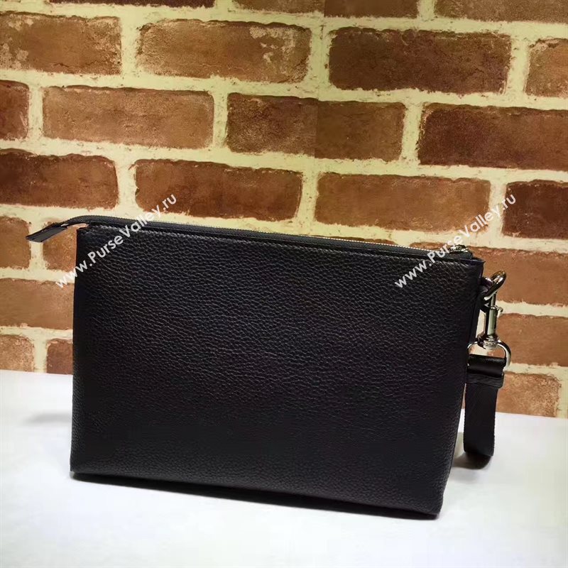 Gucci large GG soho black clutch bag 6266