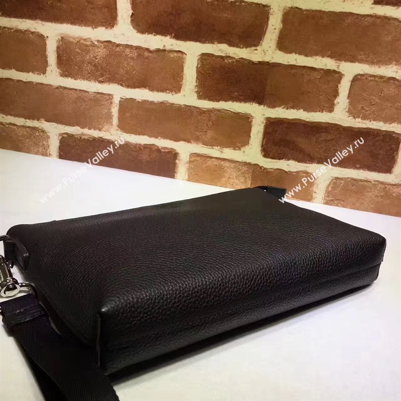 Gucci large GG soho black clutch bag 6266