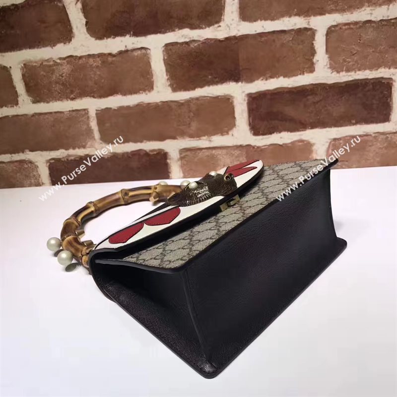 Gucci bamboo mini top handle shoulder black with bag 6269