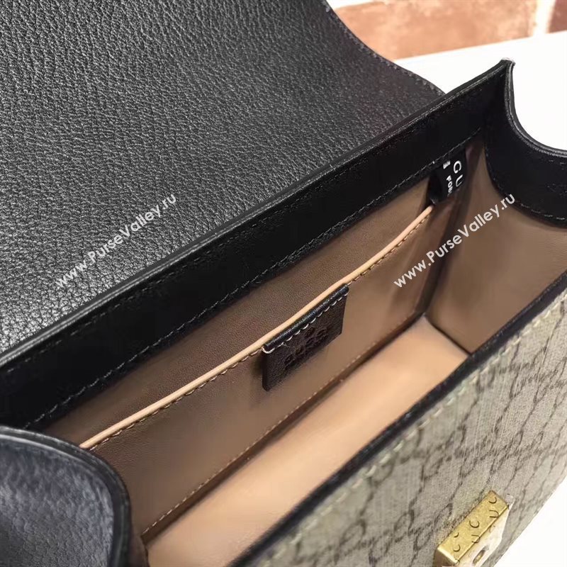 Gucci bamboo mini top handle shoulder black with bag 6269