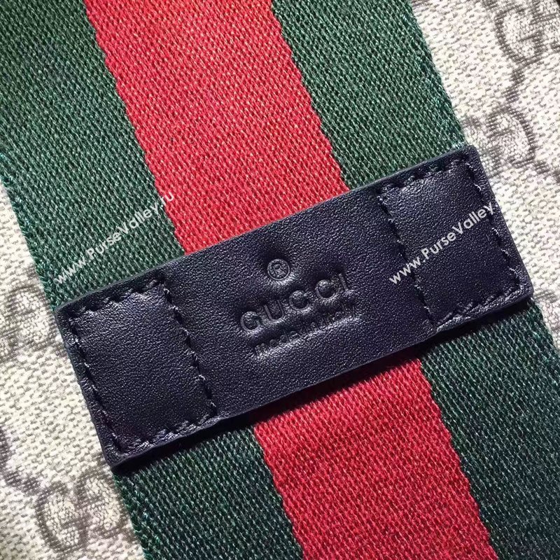 Gucci large tote shoulder gray red v bag 6272