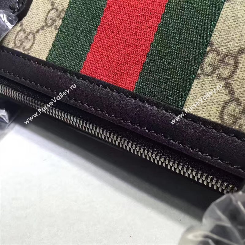 Gucci large tote shoulder gray red v bag 6272