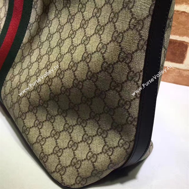 Gucci large tote shoulder gray red v bag 6272