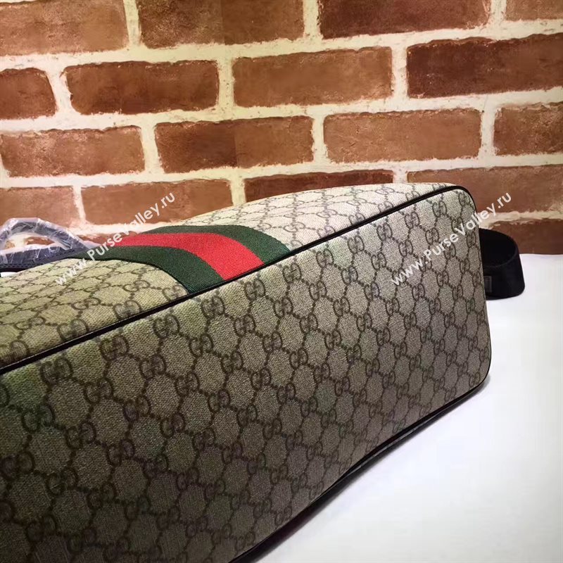 Gucci large tote shoulder gray red v bag 6272