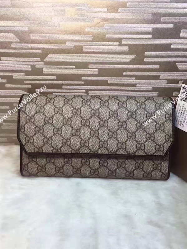 Gucci GG clutch gray tri bag 6275