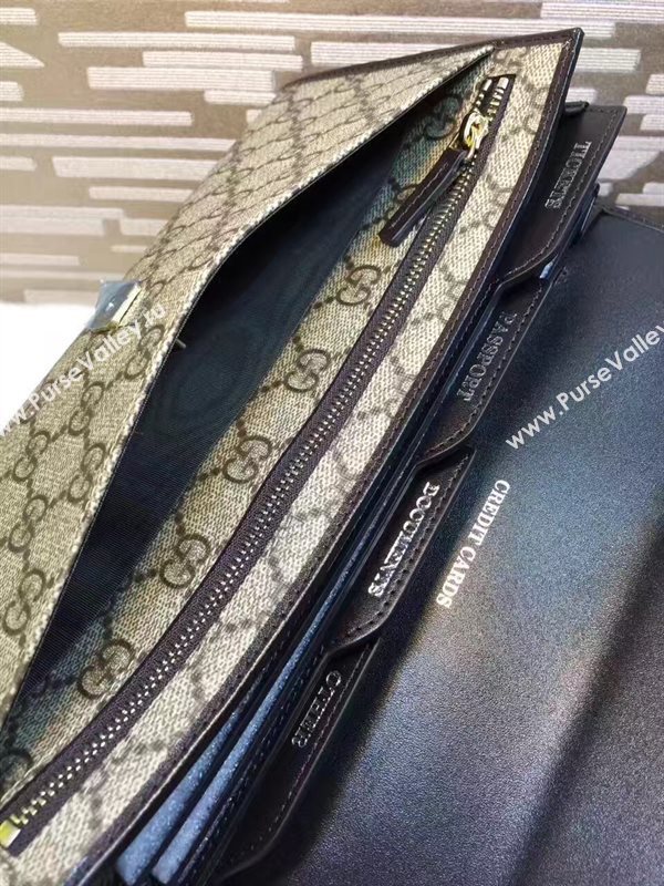 Gucci GG clutch gray tri bag 6275