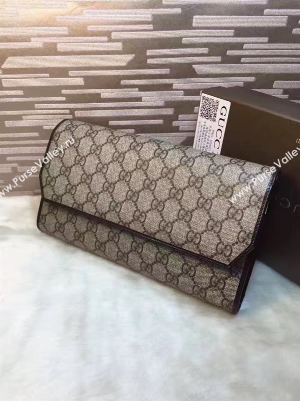 Gucci GG clutch gray tri bag 6275