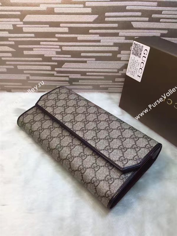 Gucci GG clutch gray tri bag 6275