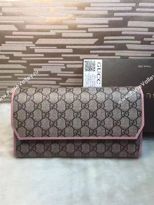 Gucci tri gray clutch GG bag 6276