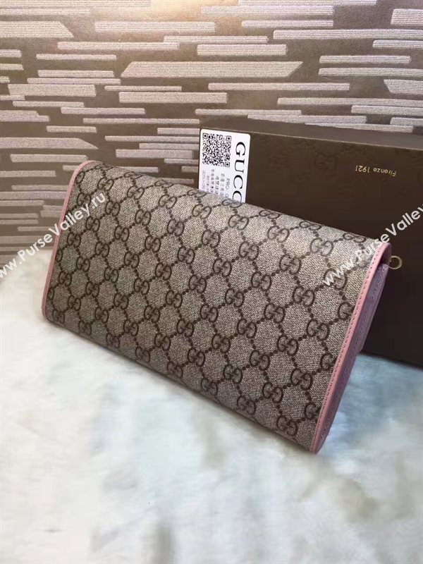 Gucci tri gray clutch GG bag 6276