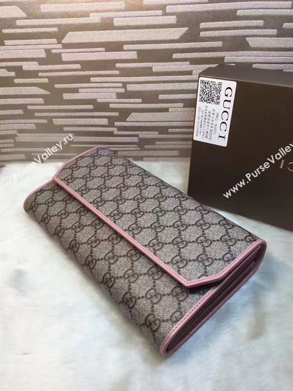 Gucci tri gray clutch GG bag 6276