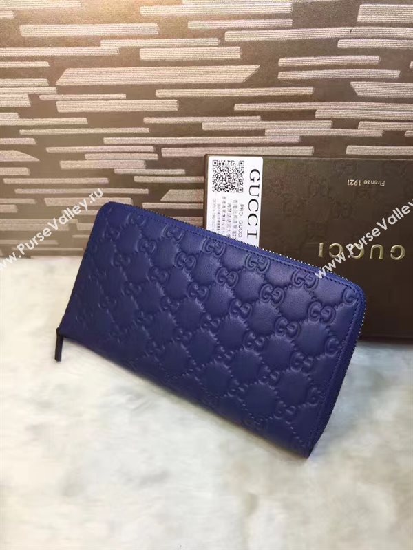 Gucci GG blue wallet bag 6279