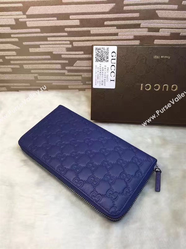 Gucci GG blue wallet bag 6279