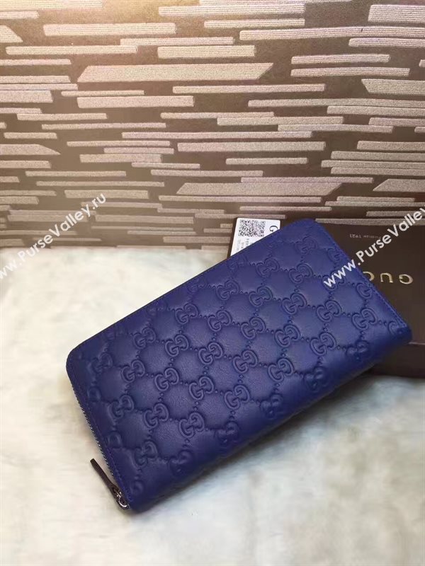 Gucci GG blue wallet bag 6279